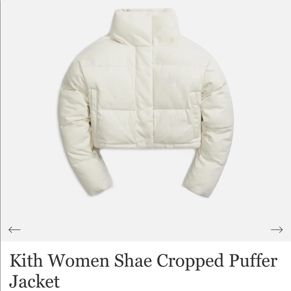 Kith Women Shae Cropped Puffer jacket